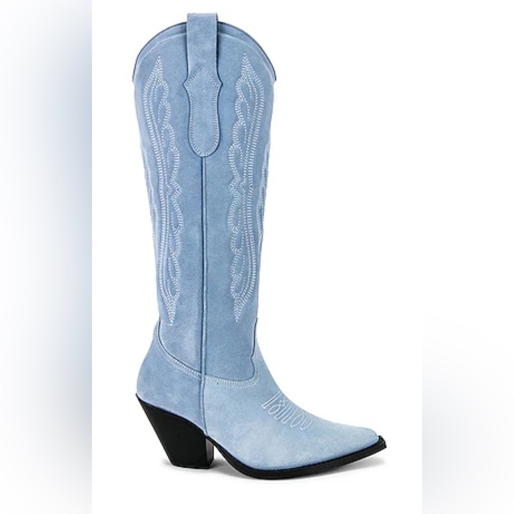 NWB Toral Premium Suede Western Boot- Cielo - EU41 (10-10.5)